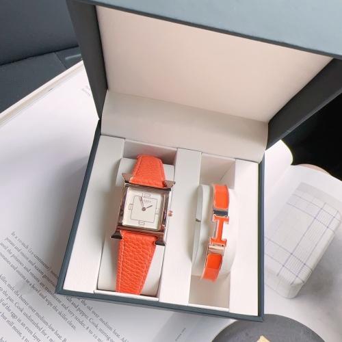 Replica Hermes Watches For Women #1071915 $40.00 USD for Wholesale