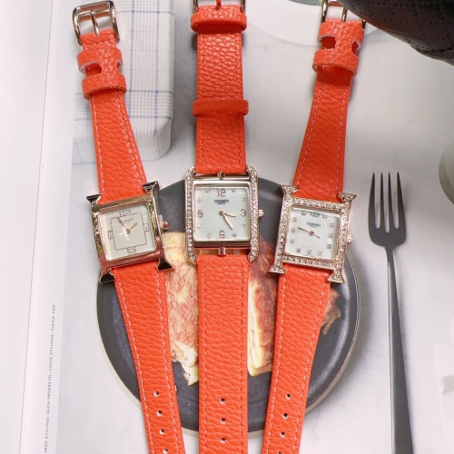 Replica Hermes Watches For Women #1071915 $40.00 USD for Wholesale