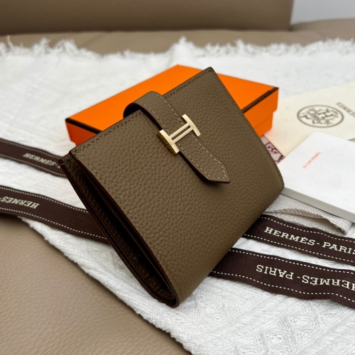 Replica Hermes AAA Quality Wallets #1076645 $48.00 USD for Wholesale