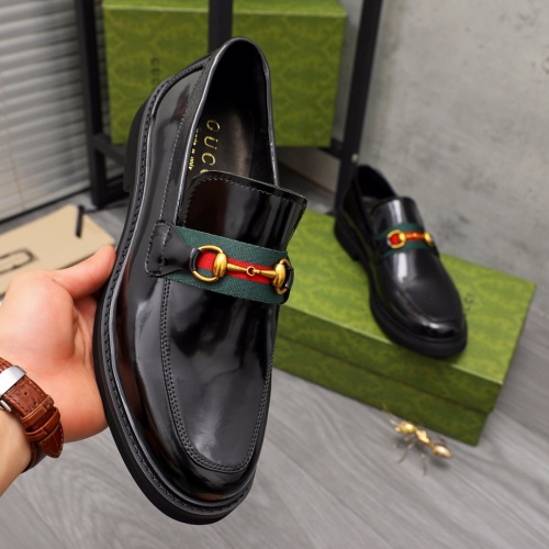 Replica Gucci Oxfords Shoes For Men #1080874 $98.00 USD for Wholesale