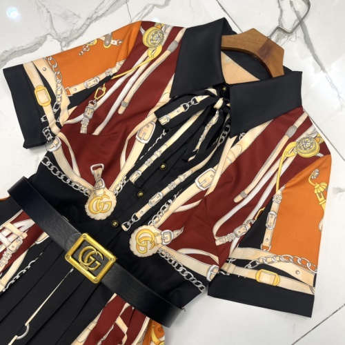 Replica Gucci Dresses Short Sleeved For Women #1083750 $108.00 USD for Wholesale