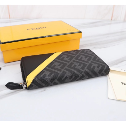 Replica Fendi AAA Man Wallets #1088406 $72.00 USD for Wholesale