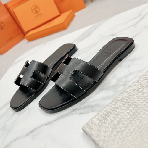 Replica Hermes Slippers For Women #1097502 $100.00 USD for Wholesale