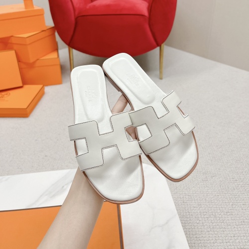 Replica Hermes Slippers For Women #1097503 $100.00 USD for Wholesale