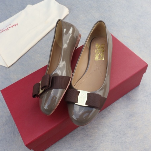 Cheap Salvatore Ferragamo Flat Shoes For Women #1099075, $$96.00 USD On Salvatore Ferragamo Flat Shoes