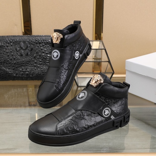 Cheap Versace High Tops Shoes For Men #1099958, $$92.00 USD On Versace High Tops Shoes