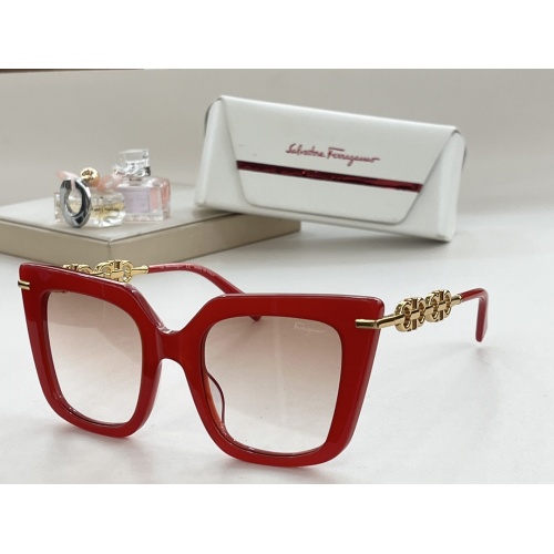 Cheap Salvatore Ferragamo AAA Quality Sunglasses #1105010, $$60.00 USD On Salvatore Ferragamo AAA Quality Sunglasses