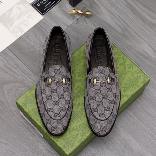 Replica Gucci Oxfords Shoes For Men #1107361 $82.00 USD for Wholesale