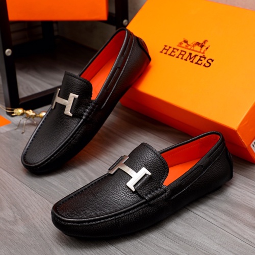 Cheap Hermes Leather Shoes For Men #1110172, $$72.00 USD On Hermes Leather Shoes