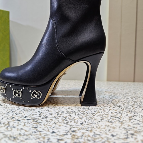 Replica Gucci Boots For Women #1124636 $160.00 USD for Wholesale