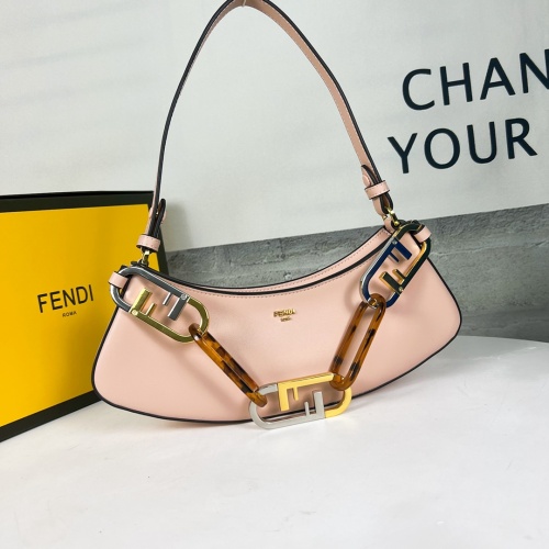 Cheap Fendi AAA Quality Shoulder Bags For Women #1128628, $$96.00 USD On Fendi AAA Quality Shoulder Bags