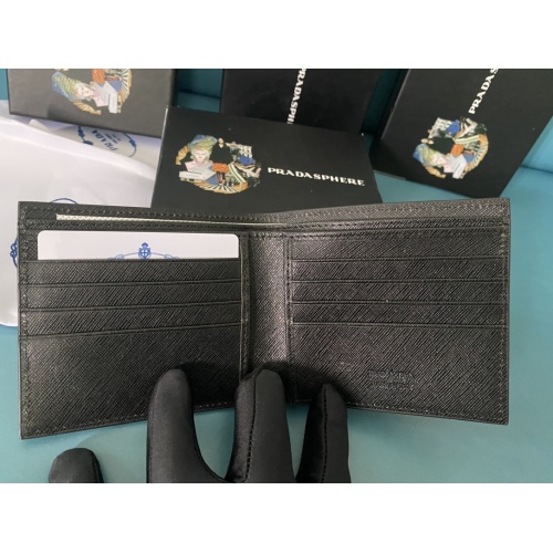 Replica Prada Wallets For Men #1129026 $41.00 USD for Wholesale