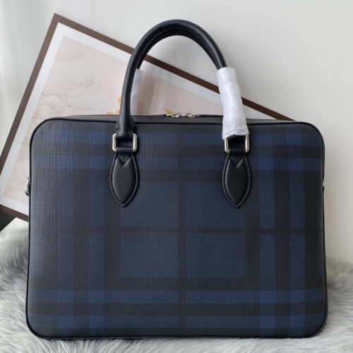 Replica Burberry AAA Man Handbags #1137862 $140.00 USD for Wholesale