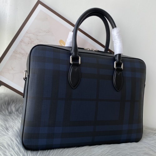 Replica Burberry AAA Man Handbags #1137862 $140.00 USD for Wholesale