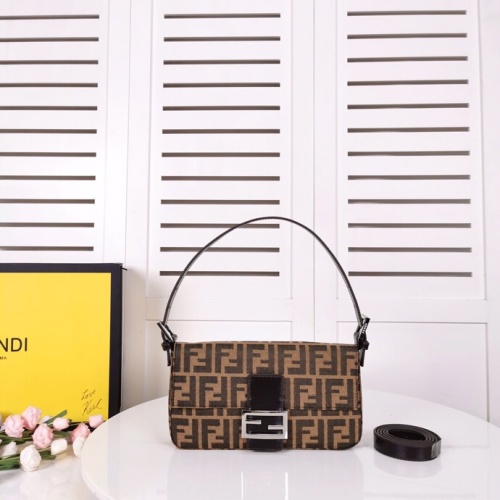 Cheap Fendi AAA Quality Shoulder Bags For Women #1138351, $$80.00 USD On Fendi AAA Quality Shoulder Bags