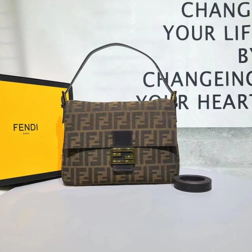 Cheap Fendi AAA Quality Shoulder Bags For Women #1138354, $$85.00 USD On Fendi AAA Quality Shoulder Bags