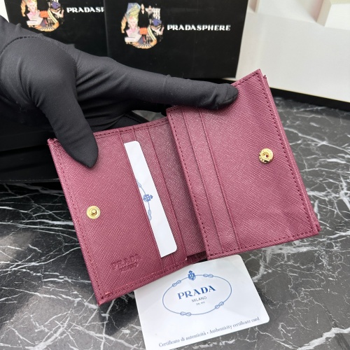 Replica Prada Wallets For Women #1144639 $40.00 USD for Wholesale