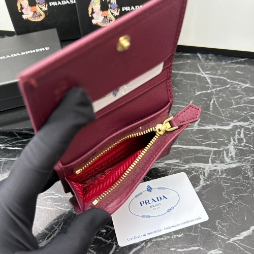 Replica Prada Wallets For Women #1144639 $40.00 USD for Wholesale