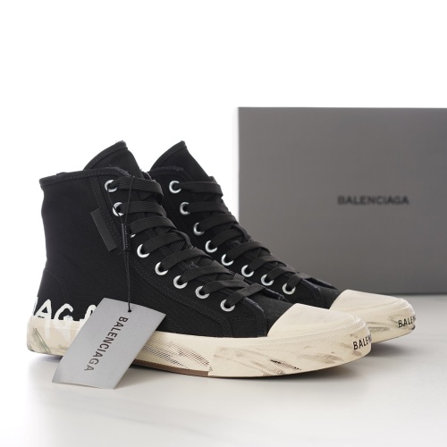 Replica Balenciaga High Tops Shoes For Men #1149614 $108.00 USD for Wholesale