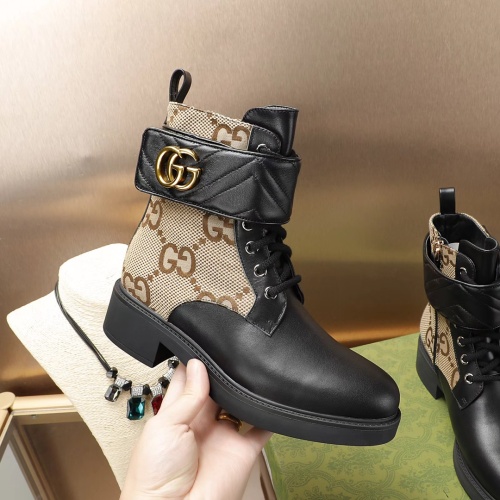 Replica Gucci Boots For Women #1150544 $102.00 USD for Wholesale