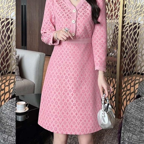 Cheap Louis Vuitton LV Dresses Long Sleeved For Women #1152142, $$92.00 USD On Louis Vuitton LV Dresses