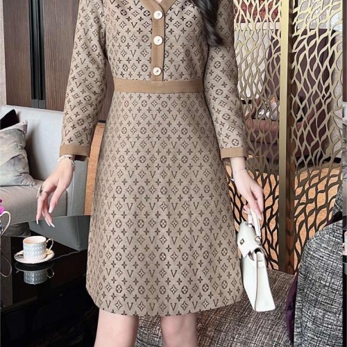 Cheap Louis Vuitton LV Dresses Long Sleeved For Women #1152143, $$92.00 USD On Louis Vuitton LV Dresses