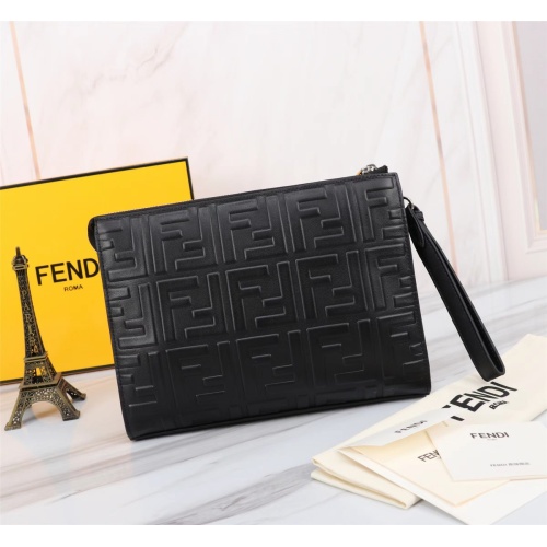 Replica Fendi AAA Man Wallets #1160428 $140.00 USD for Wholesale