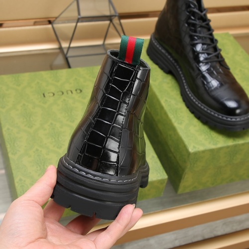 Replica Gucci Boots For Men #1163438 $105.00 USD for Wholesale