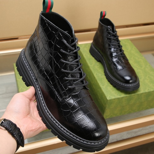 Replica Gucci Boots For Men #1163438 $105.00 USD for Wholesale