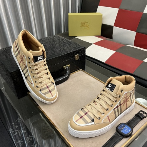 Replica Burberry High Tops Shoes For Men #1172616 $80.00 USD for Wholesale