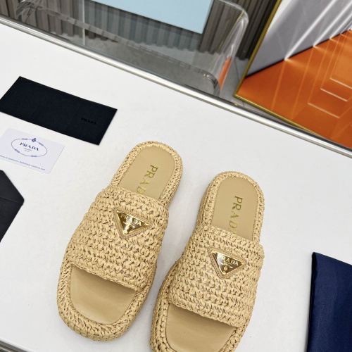 Replica Prada Slippers For Women #1174629 $92.00 USD for Wholesale