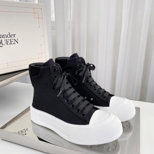 Cheap Alexander McQueen High Tops Shoes For Women #1174902, $$96.00 USD On Alexander McQueen High Tops Shoes