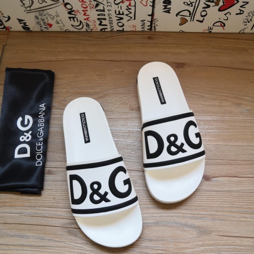 Replica Dolce & Gabbana D&G Slippers For Women #1177208 $48.00 USD for Wholesale