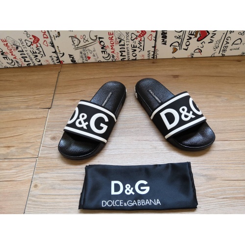 Replica Dolce & Gabbana D&G Slippers For Men #1177211 $48.00 USD for Wholesale