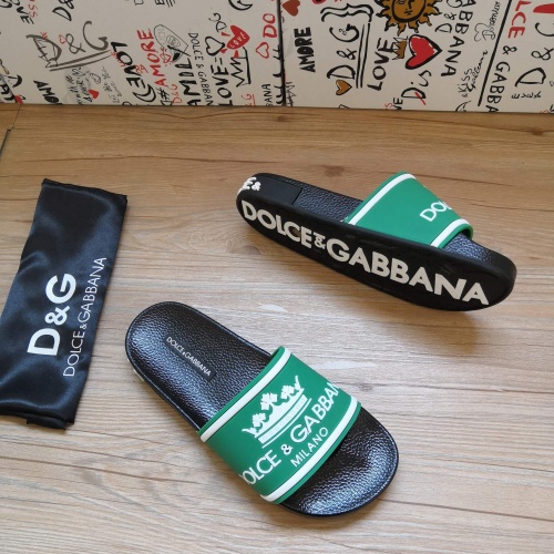 Replica Dolce & Gabbana D&G Slippers For Men #1177217 $48.00 USD for Wholesale