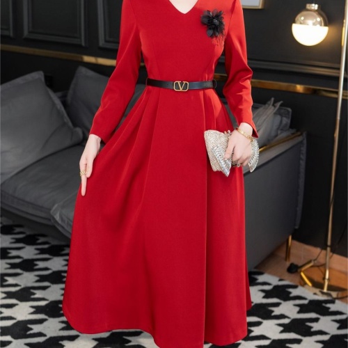 Cheap Valentino Dresses Long Sleeved For Women #1184260, $$112.00 USD On Valentino Dresses