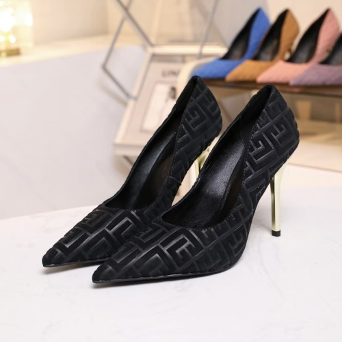 Cheap Balmain High-Heeled Shoes For Women #1185912, $$80.00 USD On Balmain High-Heeled Shoes