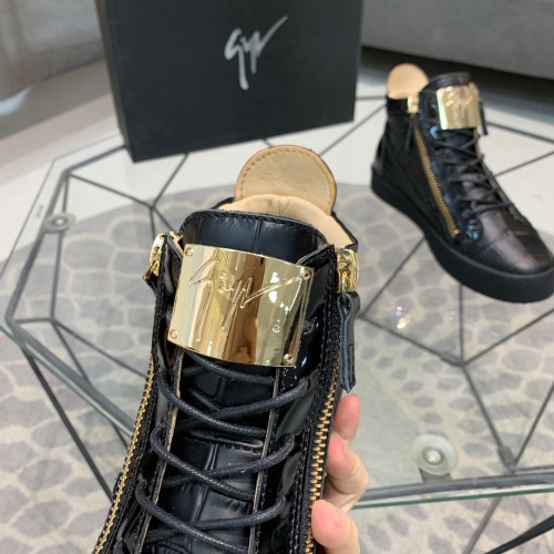 Replica Giuseppe Zanotti High Tops Shoes For Men #1186146 $92.00 USD for Wholesale