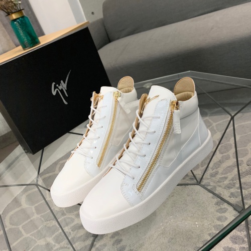 Replica Giuseppe Zanotti High Tops Shoes For Men #1186151 $92.00 USD for Wholesale