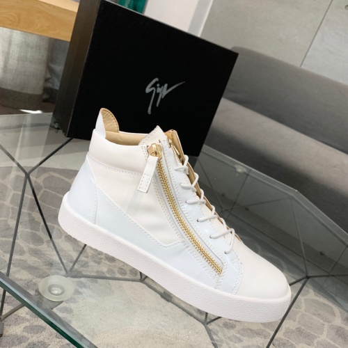 Replica Giuseppe Zanotti High Tops Shoes For Men #1186151 $92.00 USD for Wholesale