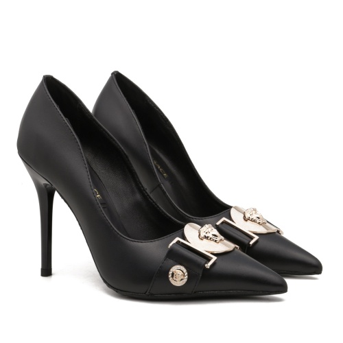 Cheap Versace High-Heeled Shoes For Women #1187371, $$80.00 USD On Versace High-Heeled Shoes