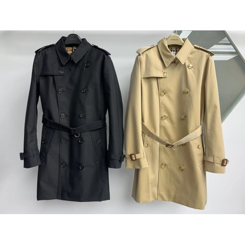 Replica Burberry Trench Coat Long Sleeved For Men #1187719 $175.00 USD for Wholesale