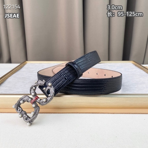 Replica Dolce & Gabbana D&G AAA Quality Belts For Women #1189473 $60.00 USD for Wholesale