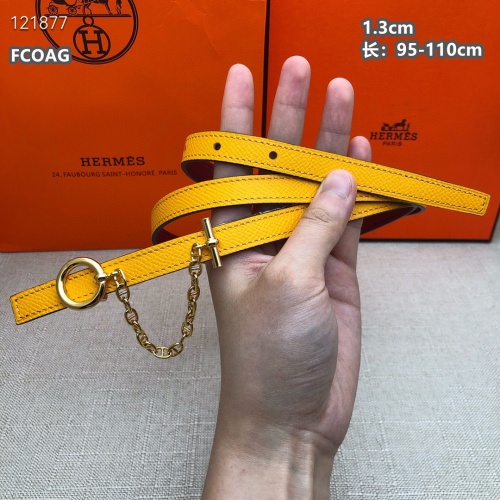 Replica Hermes AAA Quality Belts For Women #1189785 $68.00 USD for Wholesale