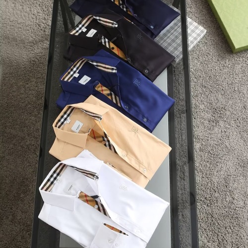 Replica Burberry Shirts Long Sleeved For Men #1192277 $40.00 USD for Wholesale