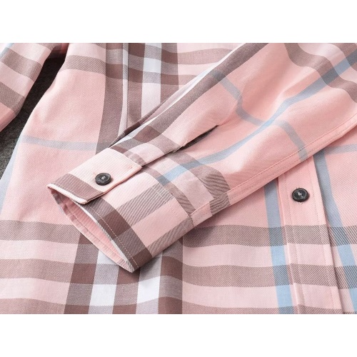 Replica Burberry Shirts Long Sleeved For Women #1192287 $36.00 USD for Wholesale