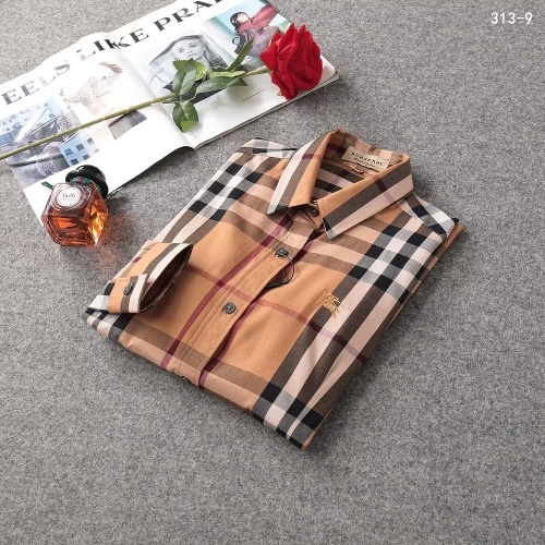 Replica Burberry Shirts Long Sleeved For Women #1192290 $36.00 USD for Wholesale