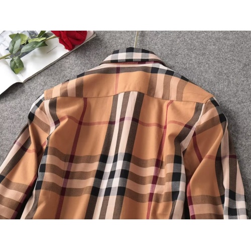 Replica Burberry Shirts Long Sleeved For Women #1192290 $36.00 USD for Wholesale