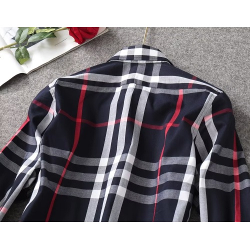 Replica Burberry Shirts Long Sleeved For Women #1192291 $36.00 USD for Wholesale