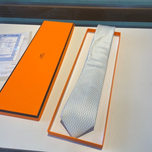 Replica Hermes Necktie For Men #1194258 $34.00 USD for Wholesale